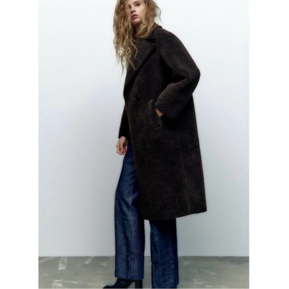 Double Faced Faux Fur Coat - Picture 2 of 8